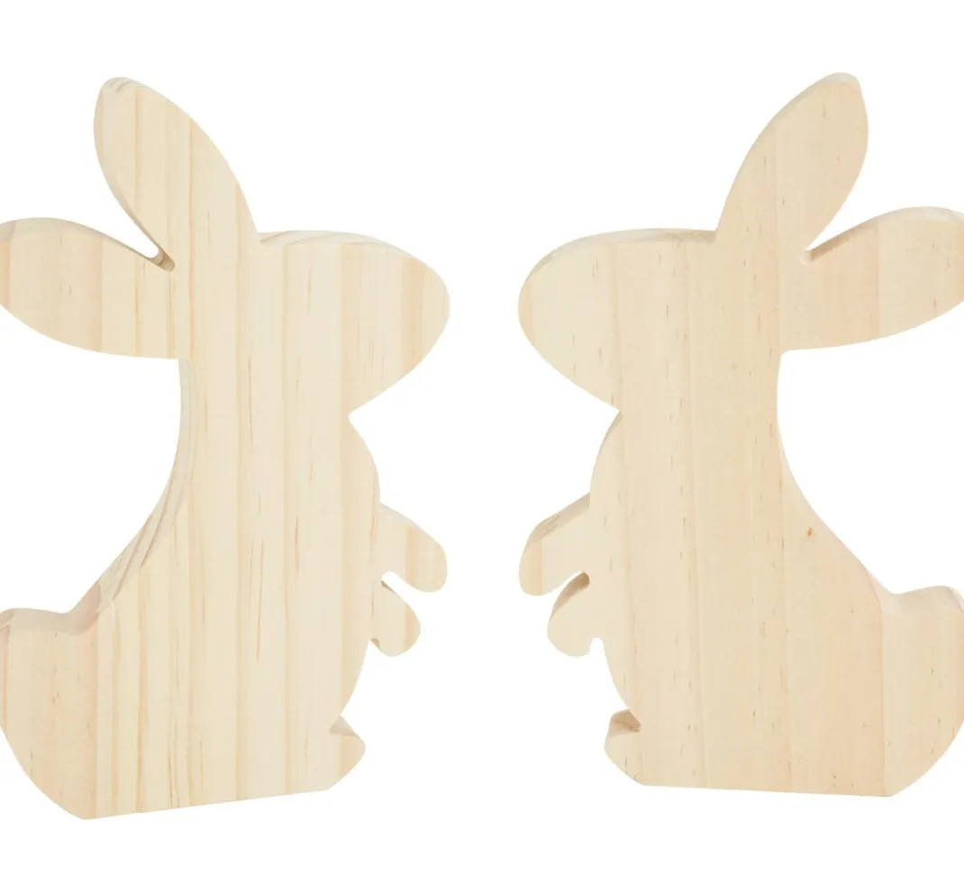 Kinder VBS Holz|Dekofiguren & -Objekte>Holz-Hasen