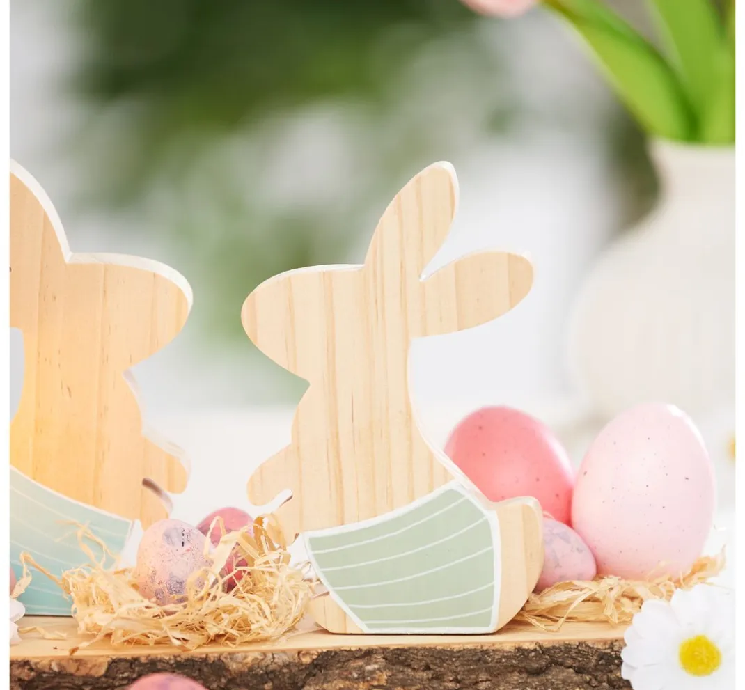 Kinder VBS Holz|Dekofiguren & -Objekte>Holz-Hasen