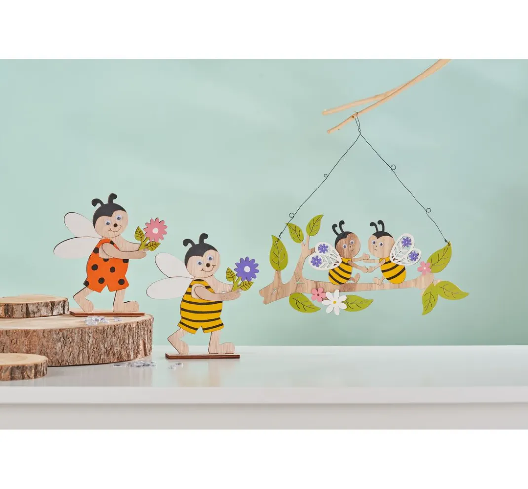 VBS Anhänger|Holz, Mdf & Pappmaché>Holz-Hänger "Frühlingsboten"