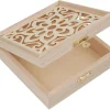VBS Holz, Mdf & Pappmaché>Holzkasten "Ornament-Blume"