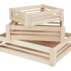 VBS Brandmalerei|Holz, Mdf & Pappmaché>Holzkisten, flach, 3er-Set