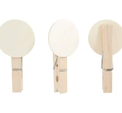 VBS Holz, Mdf & Pappmaché>Holzklammer "Button rund"