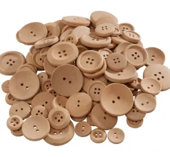 VBS XXL Knöpfe|Scrapbooking>VBS Holzknöpfe "Größen-Mix", 100 g
