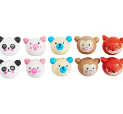 Kinder VBS Knöpfe|Holz>Holzköpfe "Smart Animals"
