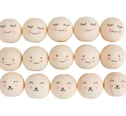 Kinder VBS Marionetten & Figuren|Holz>Holzköpfe "Smart Faces"