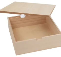 VBS Brandmalerei|Serviettentechnik>Holzkästchen "Quadrat" mit losem Deckel