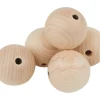 Kinder VBS Holz|Holz, Mdf & Pappmaché>Holzkugeln durchgebohrt "Ø 50 mm"