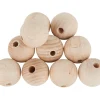 Kinder VBS Holz|Holz, Mdf & Pappmaché>Holzkugeln durchgebohrt "Ø 25 mm"