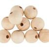 Kinder VBS Holz|Holz, Mdf & Pappmaché>Holzkugeln durchgebohrt "Ø 15 mm"