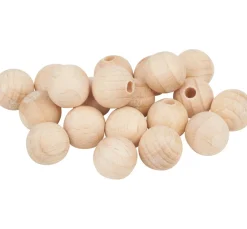 Kinder VBS Holz|Holz, Mdf & Pappmaché>Holzkugeln halbgebohrt "Ø 10 mm"
