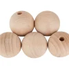 Kinder VBS Holz|Holz, Mdf & Pappmaché>Holzkugeln halbgebohrt "Ø 30 mm"
