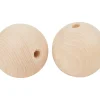 Kinder VBS Holz|Holz, Mdf & Pappmaché>Holzkugeln halbgebohrt "Ø 70 mm"