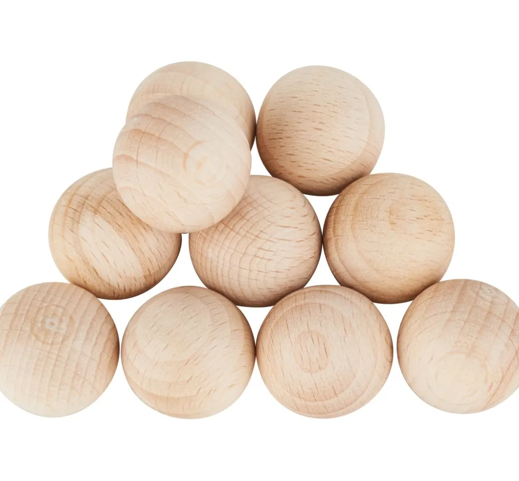 Kinder VBS Holz|Holz, Mdf & Pappmaché>Holzkugeln ohne Bohrung "Ø 20 mm"