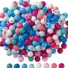 Kinder VBS XXL Perlen|Holzperlen>VBS Holzperlen gerillt "Farbmix", 500 g