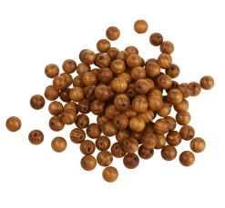 Kinder VBS XXL Perlen|Holzperlen>VBS Holzperlen mit Naturmaserung, 100 g