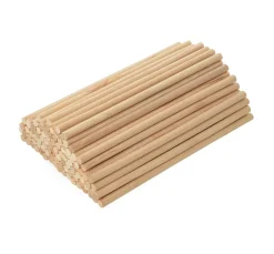 Kinder VBS XXL Marionetten & Figuren|Holz, Mdf & Pappmaché>VBS Holz-Rundstäbe "Ø 5-6 mm"