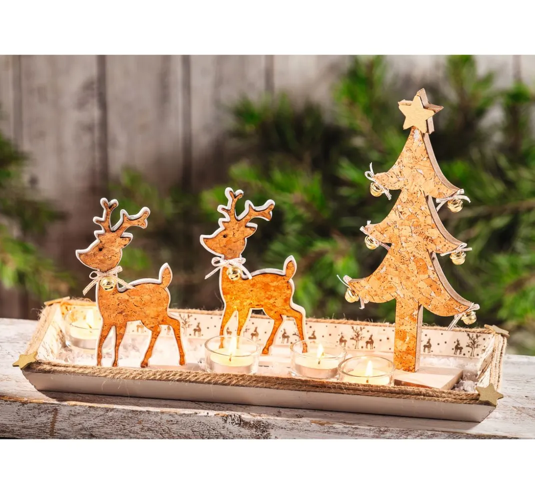 Kinder VBS Holz|Decoupage>Holzschalen-Tablett