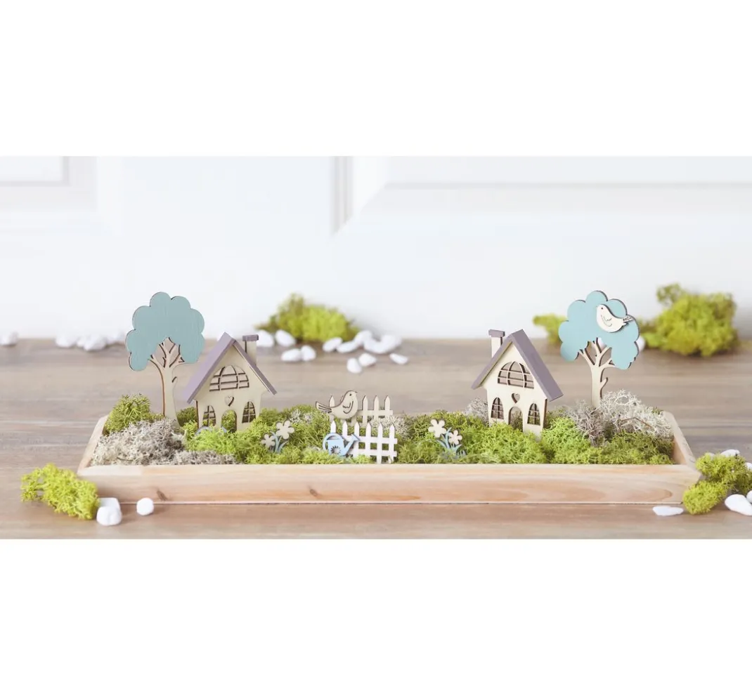 Kinder VBS Holz|Decoupage>Holzschalen-Tablett