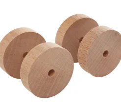 Kinder VBS Holz|Holz, Mdf & Pappmaché>Holzscheiben/Räder, Ø 30 x 8 mm, 4 Stück