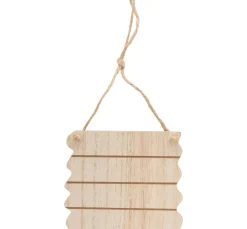 VBS Serviettentechnik|Brandmalerei>Holz-Schild "Planke"