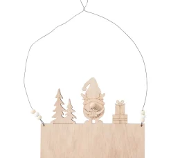 VBS Serviettentechnik|Decoupage>Holz-Schild "Wichtel"