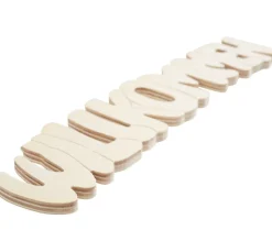Kinder VBS Holz|Serviettentechnik>Holz-Schriftzug "Willkommen"