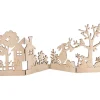 VBS Streuteile|Holz, Mdf & Pappmaché>Holz-Silhouette "Hasen im Garten"