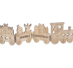 VBS Holz, Mdf & Pappmaché>Holz-Silhouette "Weihnachtszug"