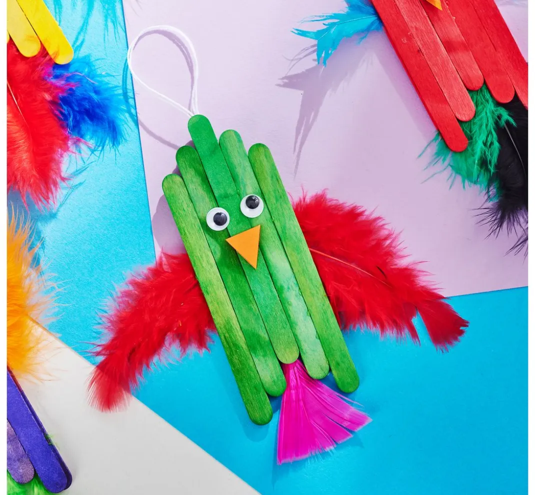 Kinder VBS XXL Holz|Mosaik Basteln>VBS Holzspatel & Rundstäbe "Mega-Set", 300 Teile