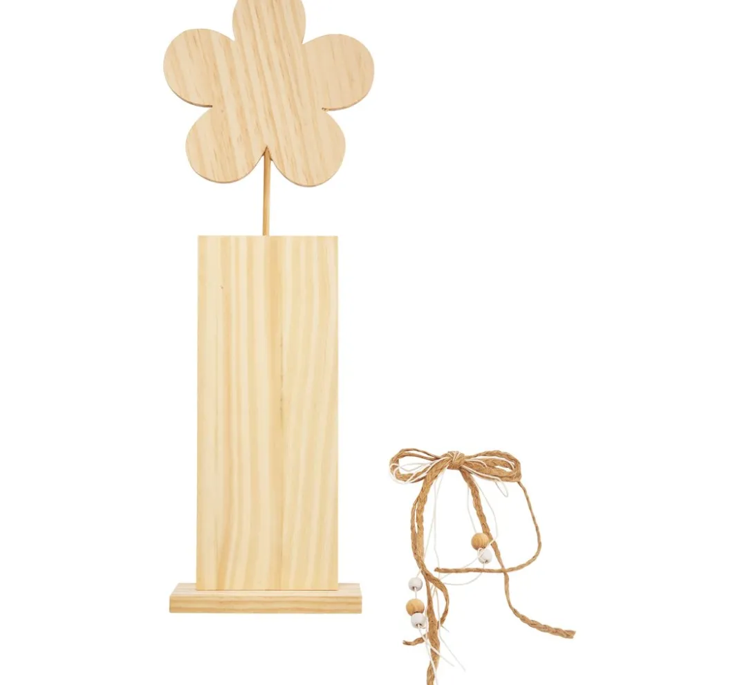 VBS Dekofiguren & -Objekte|Holz, Mdf & Pappmaché>Holz-Standblume