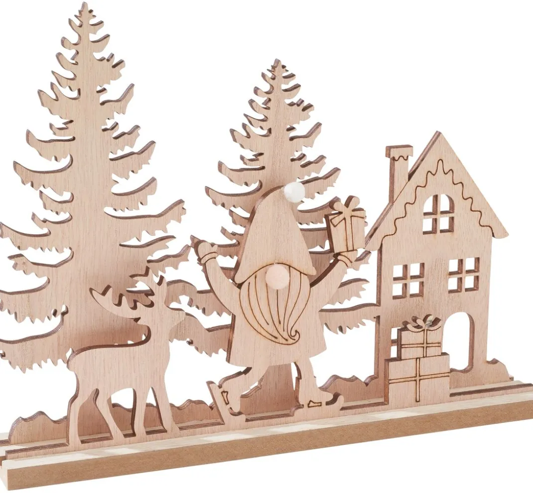 VBS Holz, Mdf & Pappmaché>Holz-Steckmotiv " "Weihnachtswichtel"