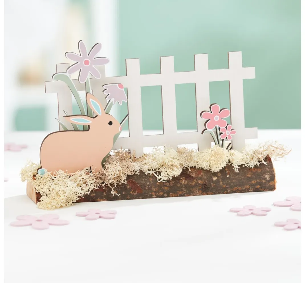 VBS Holz, Mdf & Pappmaché>Holz-Steckmotiv auf Baumstamm