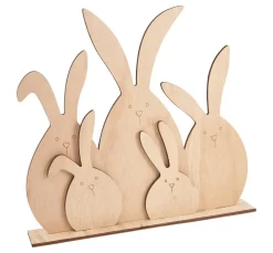 VBS Decoupage|Décopatch>Holz-Steckmotiv "Hasenfamilie"