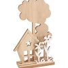 VBS Holz, Mdf & Pappmaché>Holz-Steckmotiv "Haus im Grünen"
