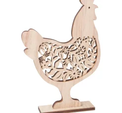 VBS Holz, Mdf & Pappmaché>Holz-Steckmotiv Huhn