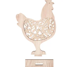 VBS Holz, Mdf & Pappmaché>Holz-Steckmotiv Huhn