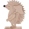 VBS Holz, Mdf & Pappmaché>Holz-Steckmotiv "Igel", 3-tlg.