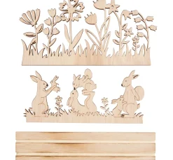 VBS Holz, Mdf & Pappmaché>Holz-Steckmotiv "Osterfreude"