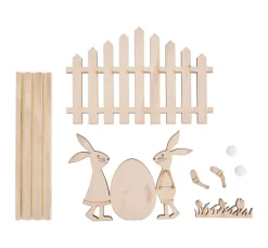 VBS Holz, Mdf & Pappmaché>Holz-Steckmotiv "Osterzeit"