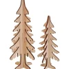 VBS Holz, Mdf & Pappmaché>Holz-Steckmotiv "Tannenbäume", 2er-Set