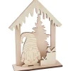 VBS Holz, Mdf & Pappmaché>Holz-Steckmotiv "Wichtelhaus"