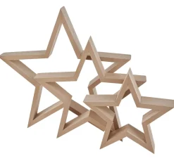 Kinder VBS Holz|Holz, Mdf & Pappmaché>Holz-Sterne "Frame"