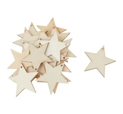 VBS XXL Scrapbooking|Streuteile>VBS Holz-Streuteile "Stern", 20 Stück