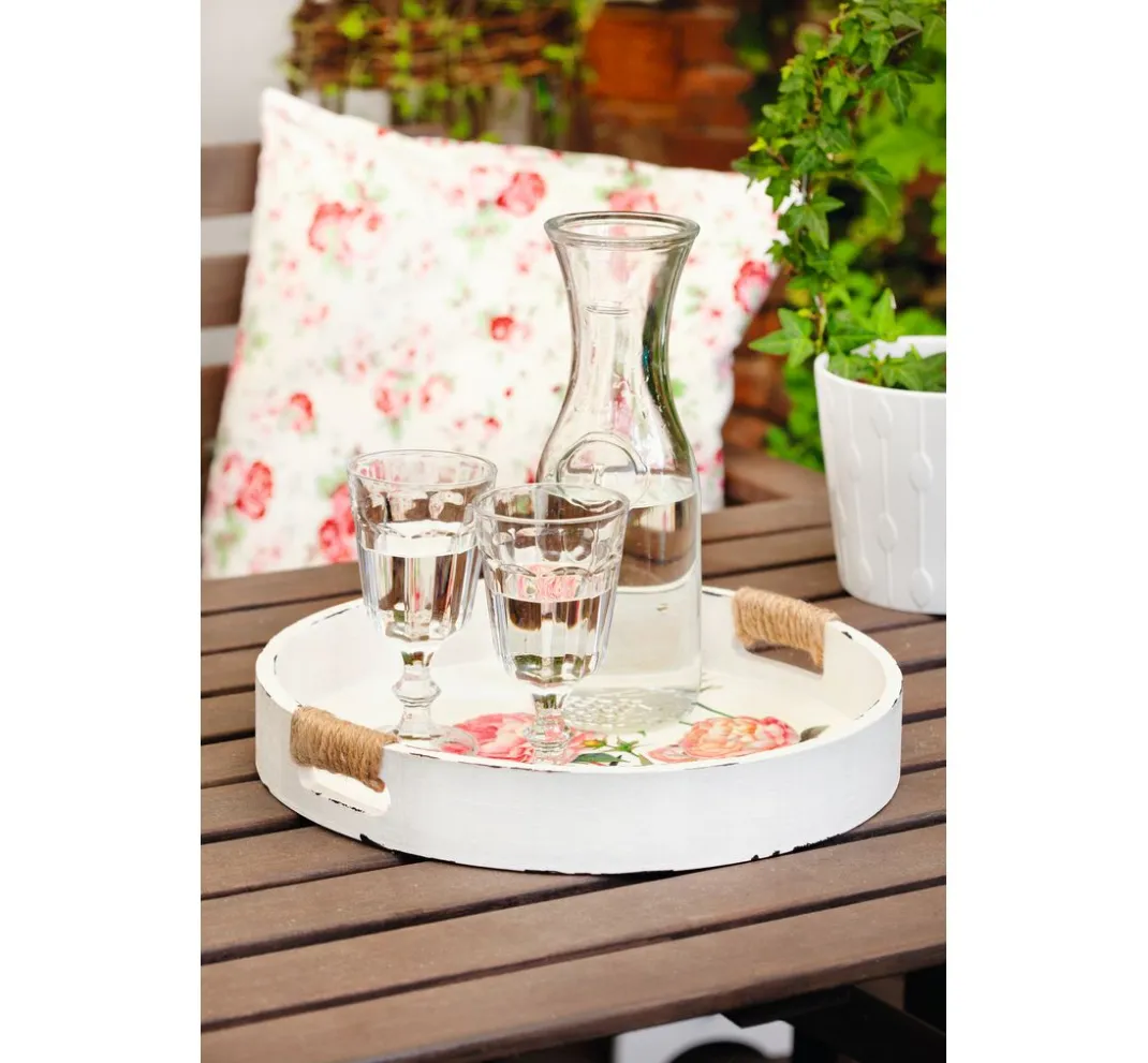 VBS Serviettentechnik|Decoupage>Holztablett, rund