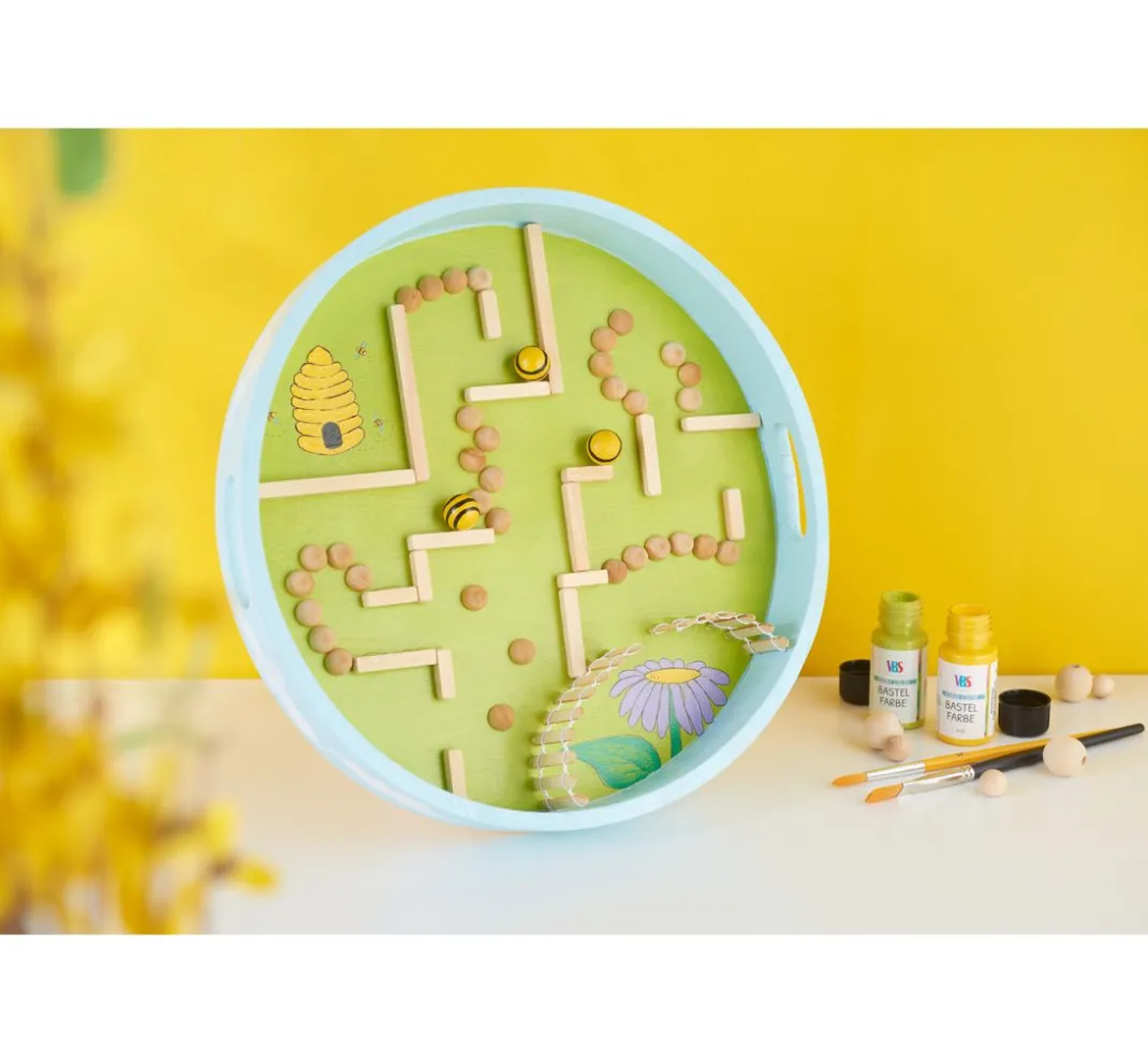 VBS Serviettentechnik|Decoupage>Holztablett, rund