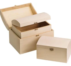VBS Serviettentechnik|Decoupage>Holztruhe, 3er-Set