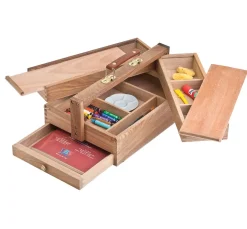 Kinder VBS Holz|Serviettentechnik>Holz-Utensilienkoffer