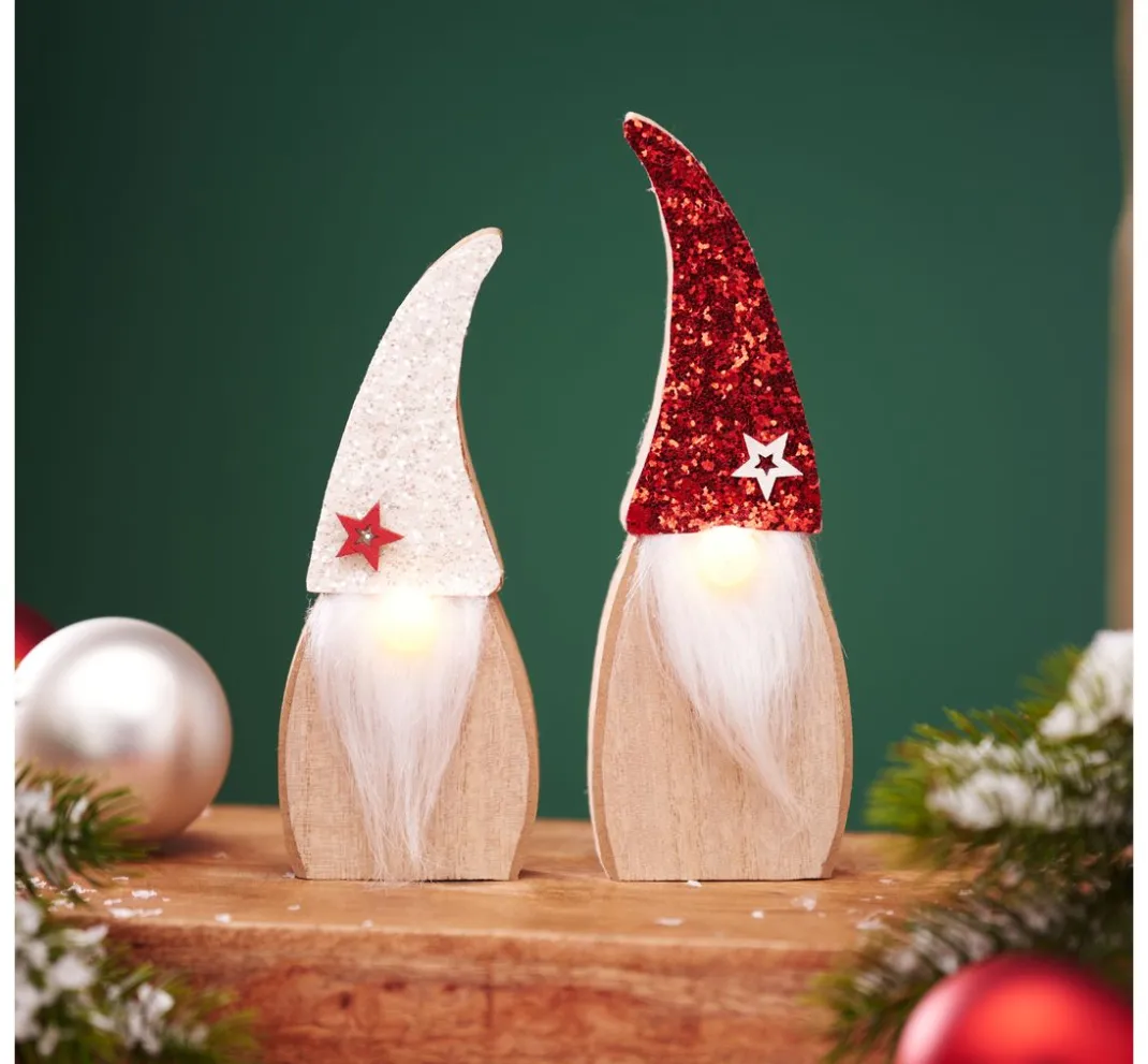 VBS Decoupage|Décopatch>Holz-Wichtel mit LED-Nase