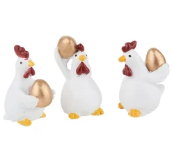 VBS Dekofiguren & -Objekte>Huhn "Humbeline", 3er-Set