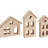 VBS Brandmalerei|Holz, Mdf & Pappmaché>Häuser-Silhouetten mit Fenster "Weihnacht"